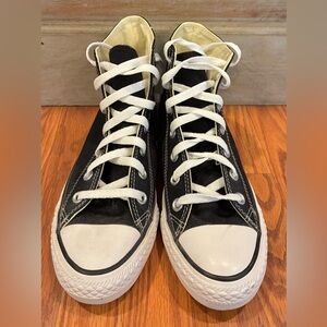Converse Chuck Taylor All Star Black High Top Shoe M9160 Size Men 6/Women 8